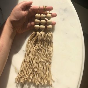 HANDMADE Leopard Tassel Keychain